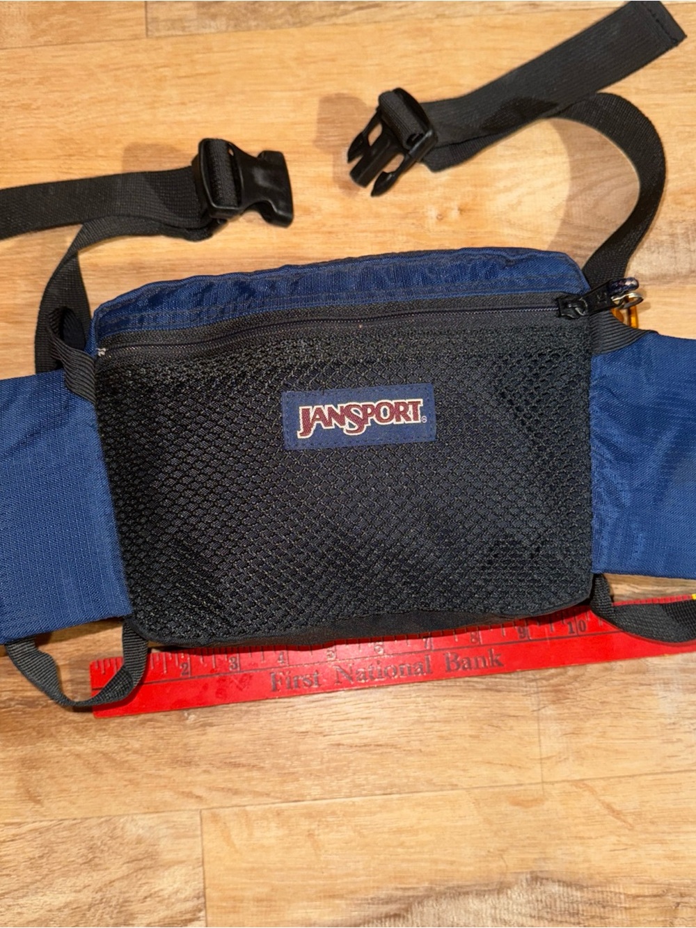 Jansport Fanny Pack Waist Belt Bag Water Bottle Holder USA - Excellent! EUC 00s